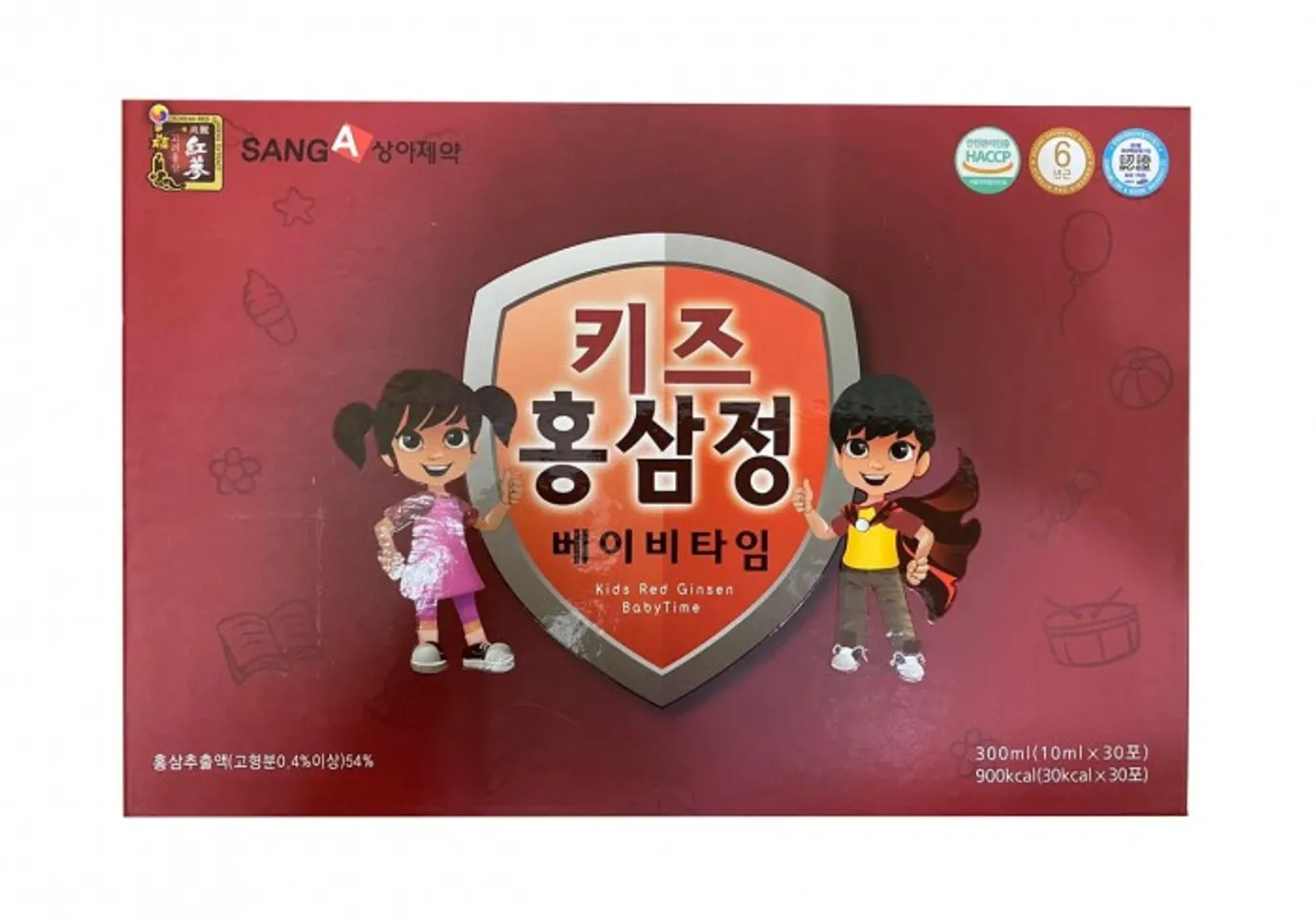 Nước hồng sâm Sanga Baby Hàn Quốc dành cho trẻ em hộp 30 gói 2